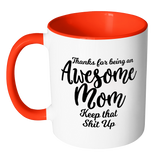 Awesome Mom Coffee Mug - Gift for Mom from son or daughter