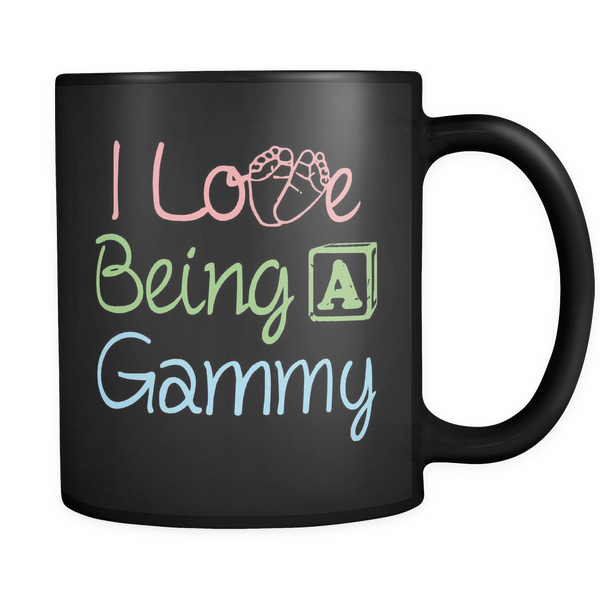 I Love being a Gammy Black 11oz Coffee Mug