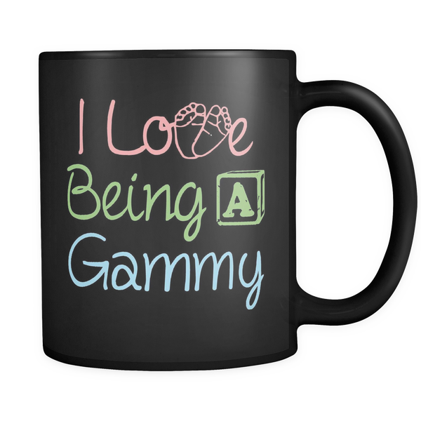 I Love being a Gammy Black 11oz Coffee Mug
