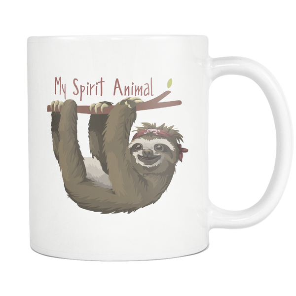 Sloth My Spirit Animal - Cute Sloth Coffee Mug