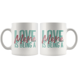 Love is being a Meme 11 oz White Coffee Mug