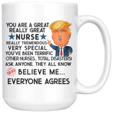 Funny Trump Nurse 15 oz Coffee Mug