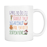 G-Ma Gift - G-Ma Coffee Mug - G-Ma's To Do List