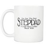 Best Stepdad Coffee Mug - Funny Fathers Day Gift For Step Dad