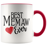 Best Memaw Ever 11 oz Acdent Coffee Mug