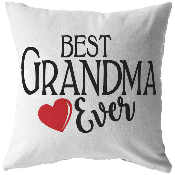 Best Grandma Ever Throw Pillow