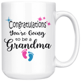Congratulations You're Going To Be A Grandma Coffee Mug - Grandma To Be Gift
