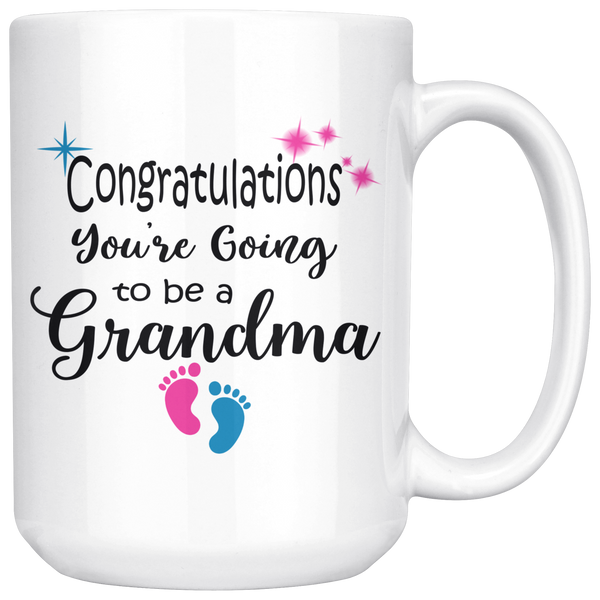 Congratulations You're Going To Be A Grandma Coffee Mug - Grandma To Be Gift