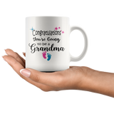 Congratulations You're Going To Be A Grandma Coffee Mug - Grandma To Be Gift