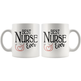 Best Nurse Ever 11 oz White Coffee Mug