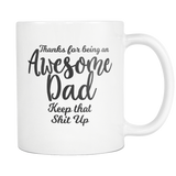 Awesome Dad 11 oz White Coffee Mug