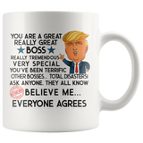 Funny Trump Boss 11 oz Coffee Mug