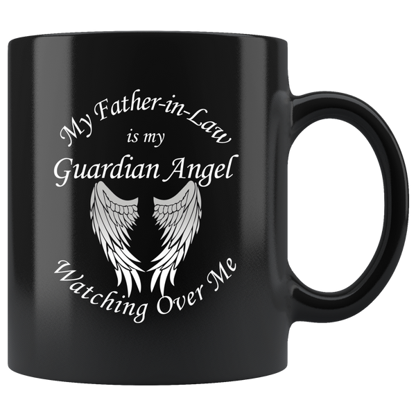 Father in Law 11 oz Black Coffee Mug