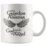 Grandpa Amazing Angel 11 oz White Coffee Mug