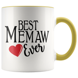 Best Memaw Ever 11 oz Acdent Coffee Mug