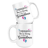 Congratulations You're Going To Be A Grandma Coffee Mug - Grandma To Be Gift