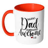 Thanks Dad I Turned Out Awesome - 11 oz Funny Dad Coffee Mug