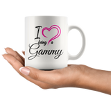 I Love Being a Gammy 11 oz White Coffee Mug