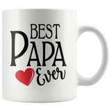 Best Papa Ever 11 oz White Coffee Mug