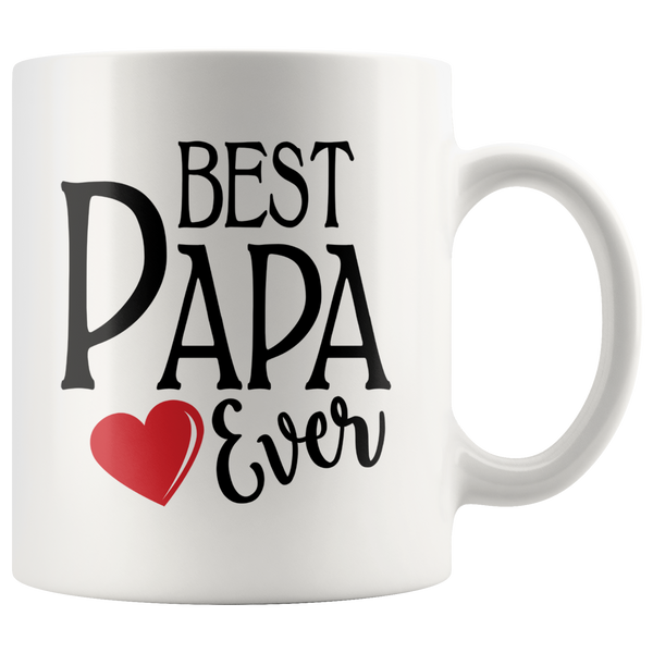 Best Papa Ever 11 oz White Coffee Mug