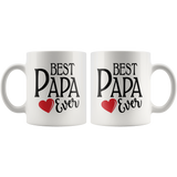 Best Papa Ever 11 oz White Coffee Mug