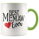 Best Memaw Ever 11 oz Acdent Coffee Mug