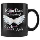 Mom and Dad Angel Memorial Coffee Mug