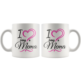 I Love being a Mema 11 oz White Coffee Mug