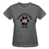 Affenpinscher Mom Gildan Ultra Cotton Ladies T-Shirt - deep heather