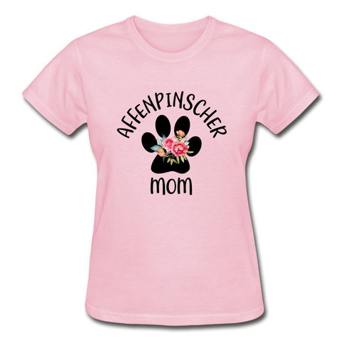 Affenpinscher Mom Gildan Ultra Cotton Ladies T-Shirt - light pink