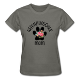 Affenpinscher Mom Gildan Ultra Cotton Ladies T-Shirt - charcoal