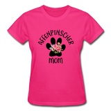 Affenpinscher Mom Gildan Ultra Cotton Ladies T-Shirt - fuchsia