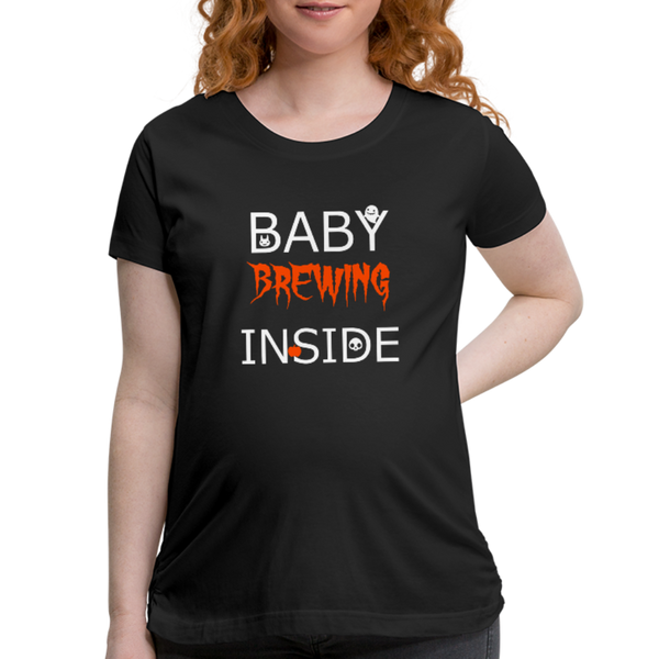 Halloween Women’s Maternity T-Shirt - black