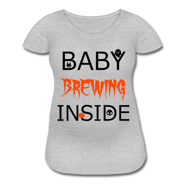 Halloween Women’s Maternity T-Shirt - heather gray