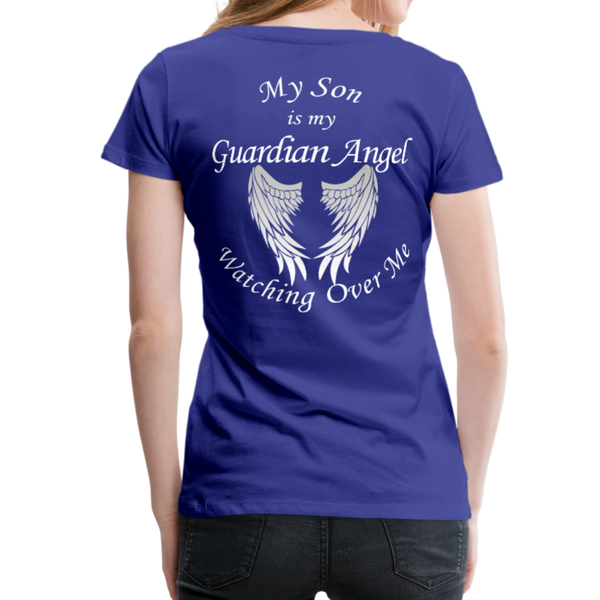 Son Guardian Angel Women’s Premium T-Shirt - royal blue