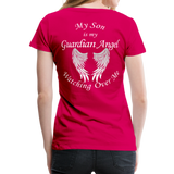 Son Guardian Angel Women’s Premium T-Shirt - dark pink