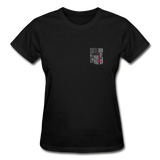 Nurse Flag Gildan Ultra Cotton Ladies T-Shirt (CK1213) - black