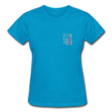 Nurse Flag Gildan Ultra Cotton Ladies T-Shirt (CK1213) - turquoise