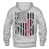 Nurse Fag Gildan Heavy Blend Adult Hoodie (CK1348) - heather gray
