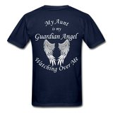 Aunt Guardian Angel Gildan Ultra Cotton Adult T-Shirt (CK1352U) - navy