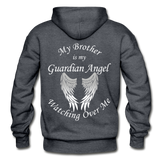 Brother Guardian Angel Pullover Hoodie (CK1354) - charcoal gray
