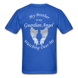 Brother Guardian Angel Gildan Ultra Cotton Adult T-Shirt (1355) - royal blue