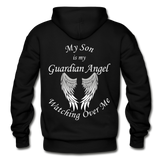 Son Guardian Angel Hoodie Gildan Heavy Blend Adult Hoodie - black