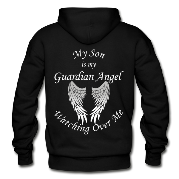 Son Guardian Angel Hoodie Gildan Heavy Blend Adult Hoodie - black