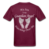 Son Guardian Angel Gildan Ultra Cotton Adult T-Shirt (CK1357) - burgundy