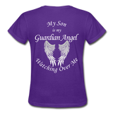 Son Guardian Angel Gildan Ultra Cotton Ladies T-Shirt - purple