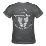 Son Guardian Angel Gildan Ultra Cotton Ladies T-Shirt - deep heather