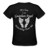 Son Guardian Angel Gildan Ultra Cotton Ladies T-Shirt - black