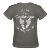 Son Guardian Angel Gildan Ultra Cotton Ladies T-Shirt - charcoal