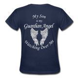 Son Guardian Angel Gildan Ultra Cotton Ladies T-Shirt - navy